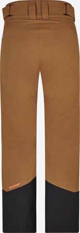 ZIENER Regular Workout Pants 'AYSAL' in Brown
