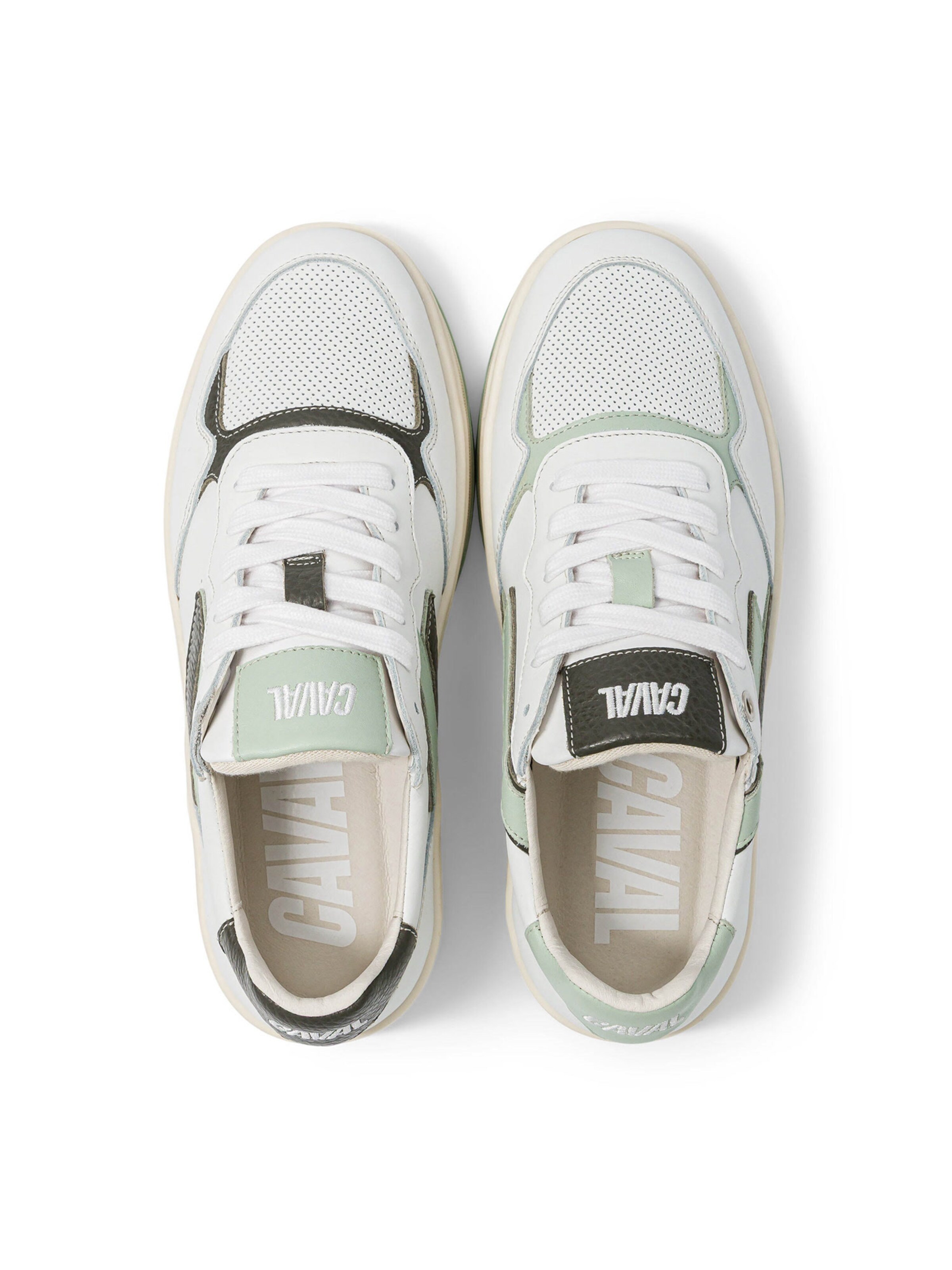 Caval - Sapato com atacadores ' FLOW ' em verde
