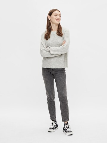 PIECES Pullover 'Ellen' in Grau