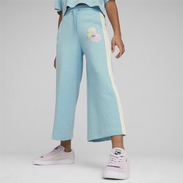 PUMA Loose fit Workout Pants in Blue: front