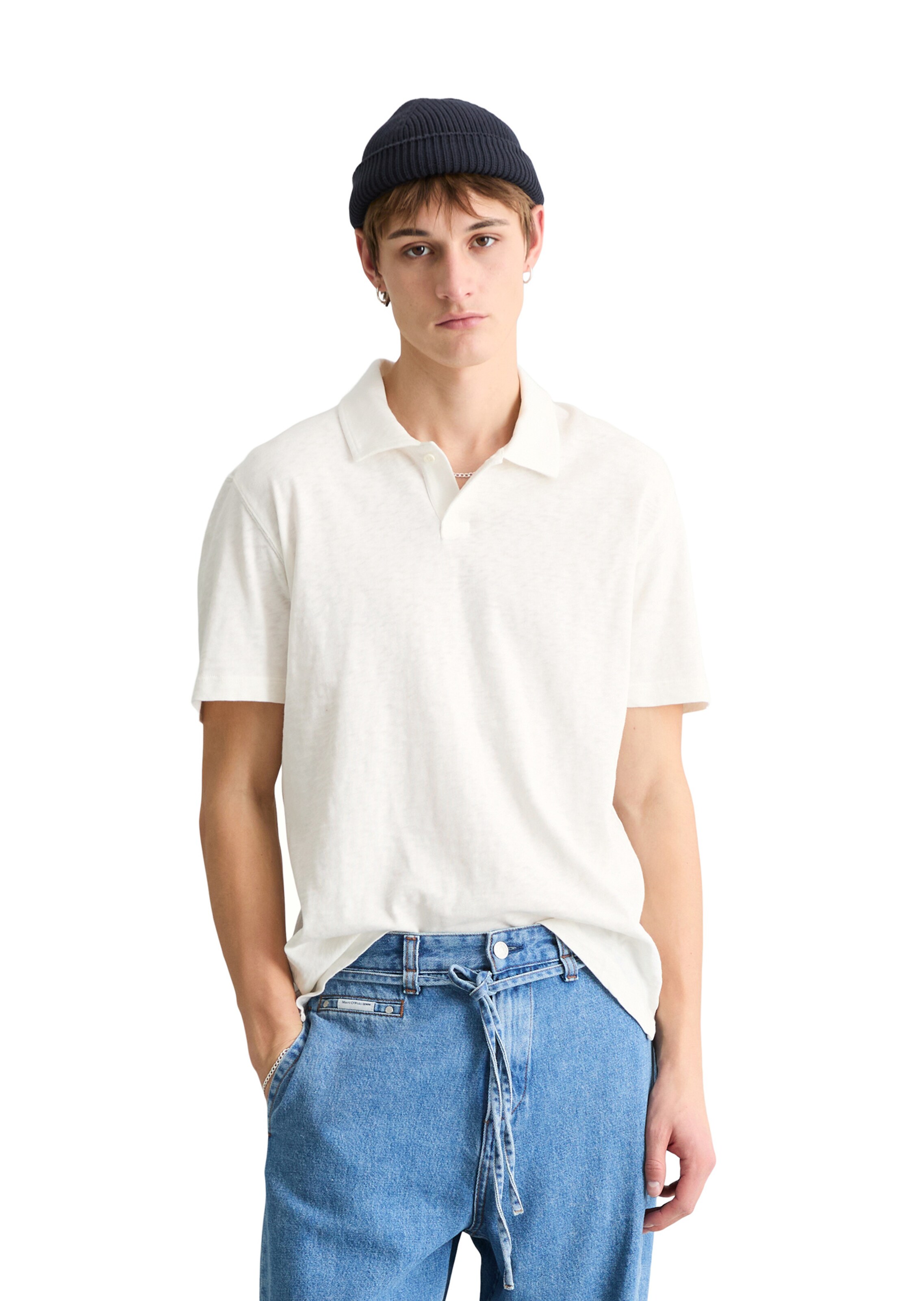 Marc O'Polo DENIM Shirt in Beige: voorkant