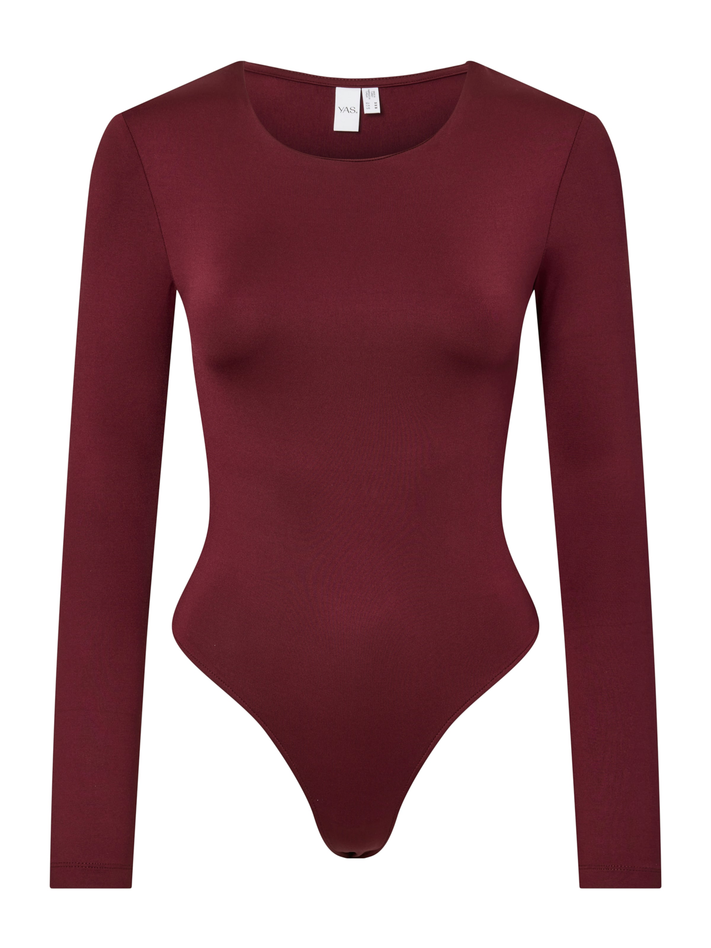 YAS Shirt body 'YASRUBY' in Rood: voorkant