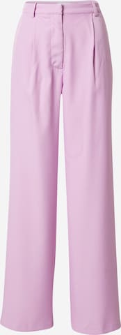 NA-KD Pleated Pants in Pink: front