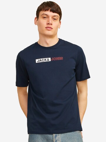 JACK & JONES Shirt 'Corp' in Blue: front