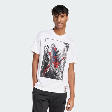 ADIDAS SPORTSWEAR Shirt 'adidas x Marvel Spider-Man' in Wit: voorkant