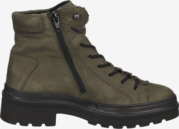 Paul Green Lace-Up Ankle Boots in Green