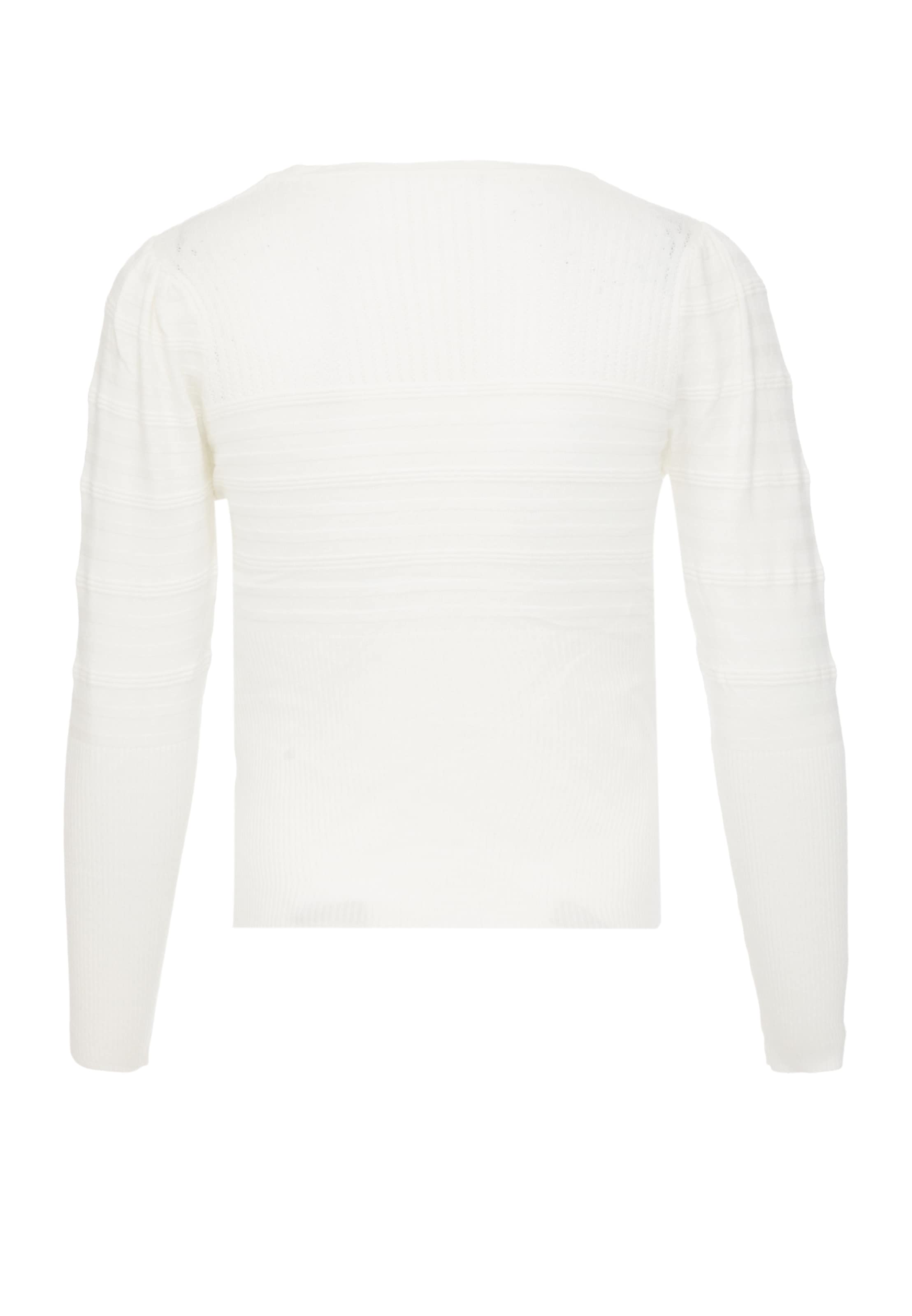 bling bling by leo Pullover in Weiß