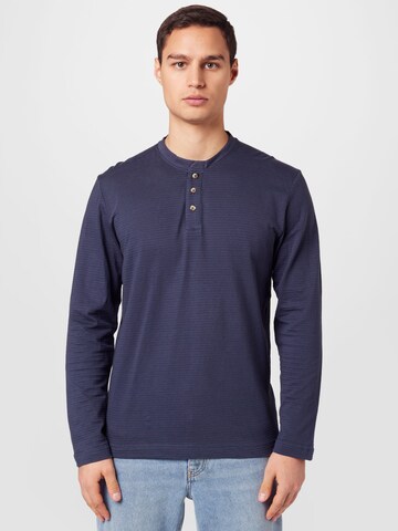 TOM TAILOR Shirt in Blue: front