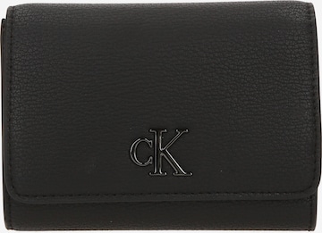 Portamonete di Calvin Klein Jeans in nero: frontale