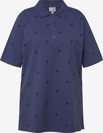 Ulla Popken Shirt in Blauw: voorkant