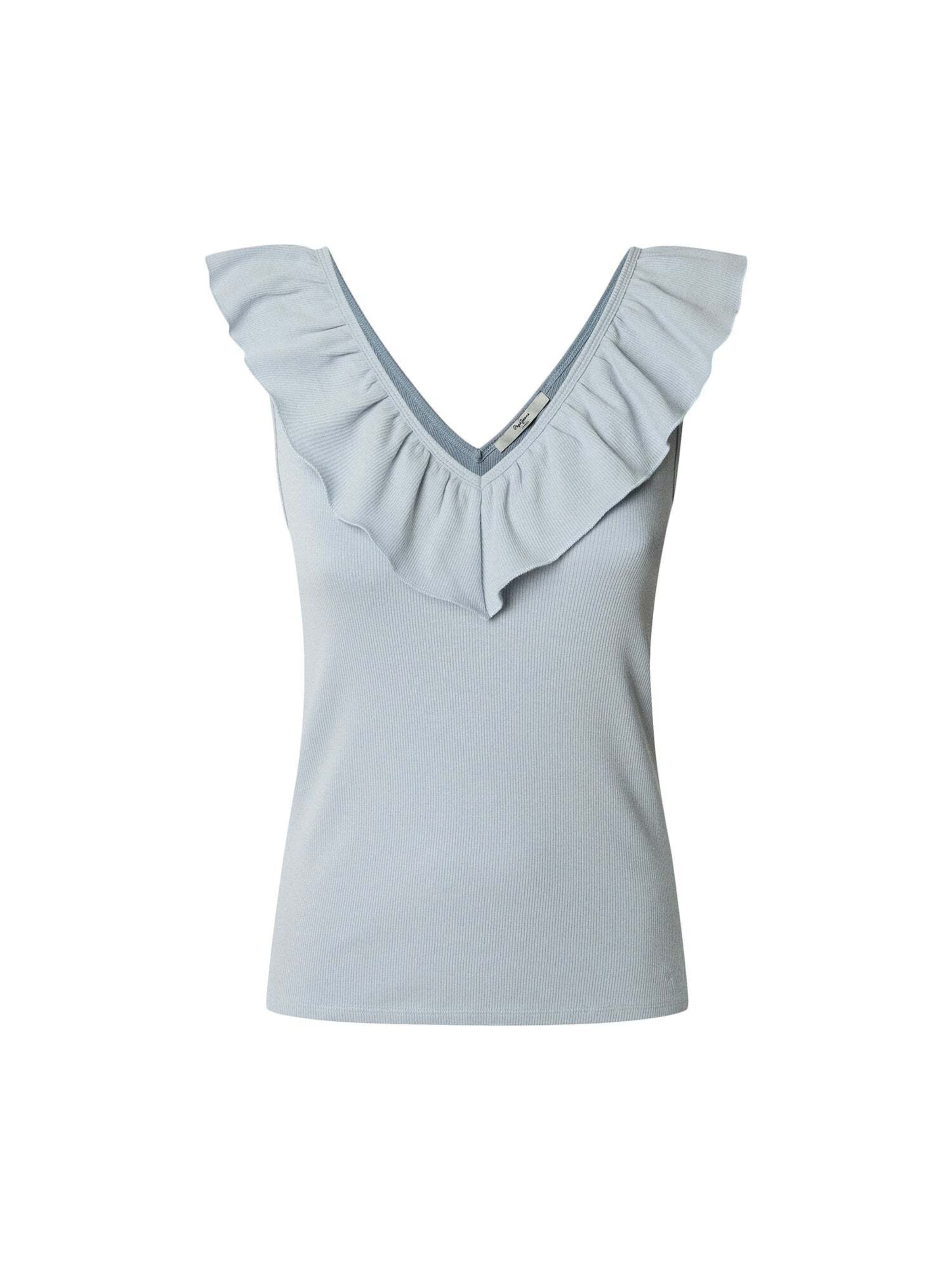 Pepe Jeans Top 'Millie' in Blauw: voorkant