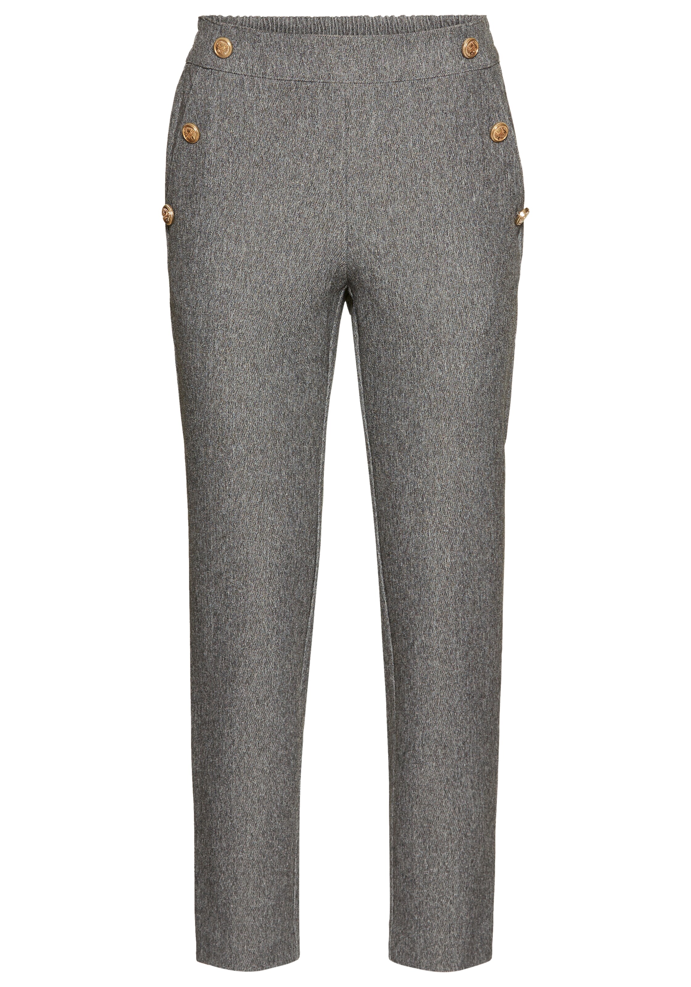 LAURA SCOTT Slim fit Pants in Grey: front