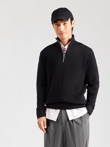 JACK & JONES Neulepaita 'JWHMILANO' värissä musta: etupuoli