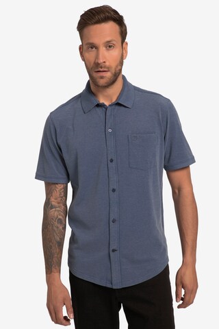 JP1880 Regular fit Button Up Shirt in Blue: front