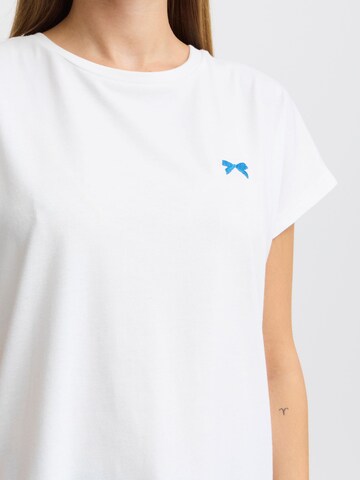 T-shirt 'Kathrin' ICHI en blanc