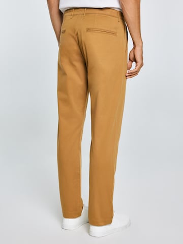 BIG STAR Regular Chino Pants 'Trevor' in Brown