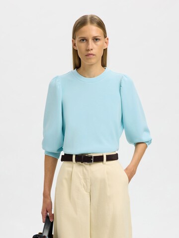 SELECTED Sweatshirt 'SLFTenny' in Blue: front