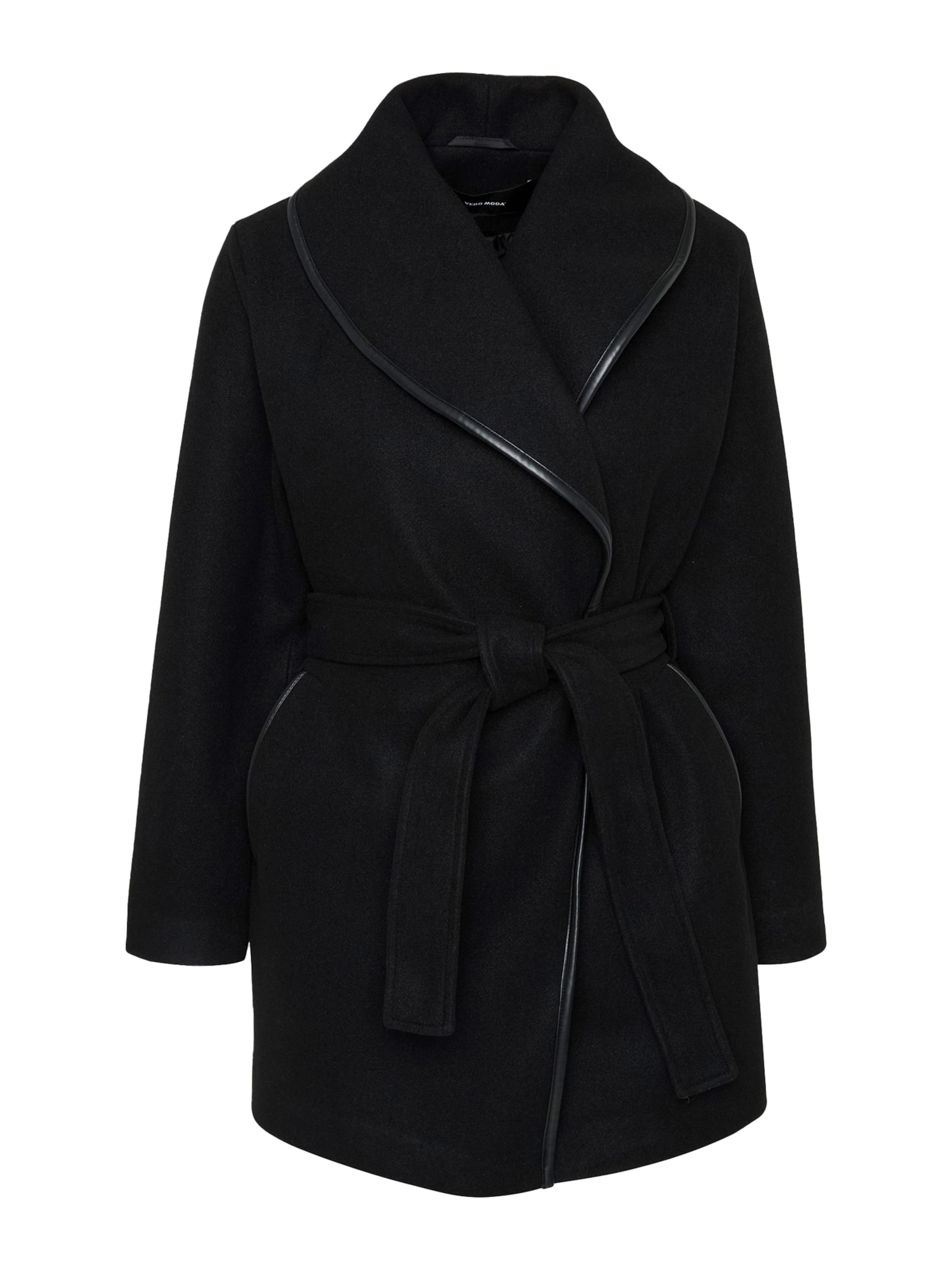 Manteau mi-saison Vero Moda Petite en noir : devant