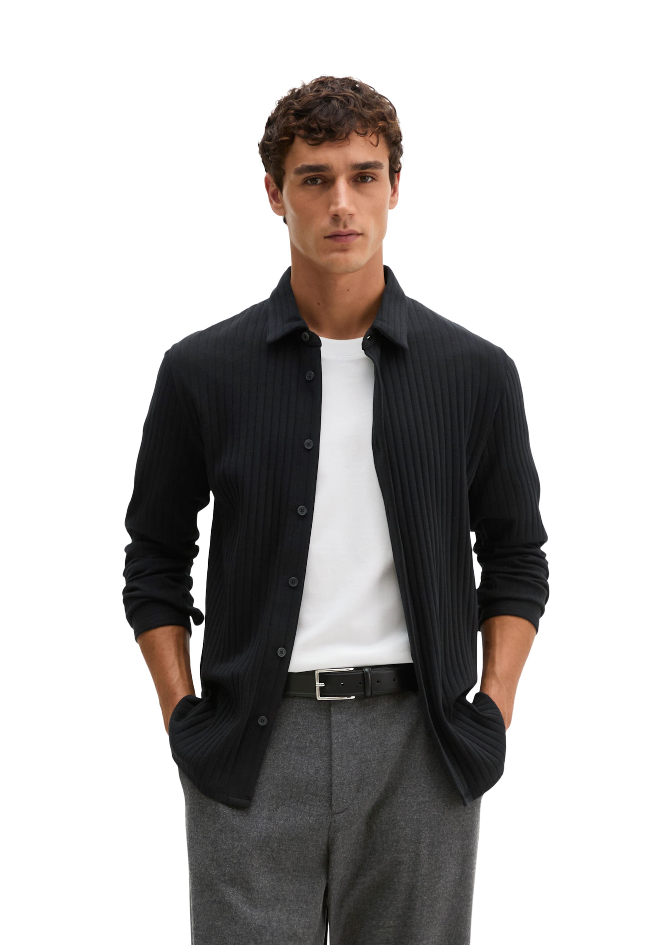 Marc O'Polo Shirt in Black: front
