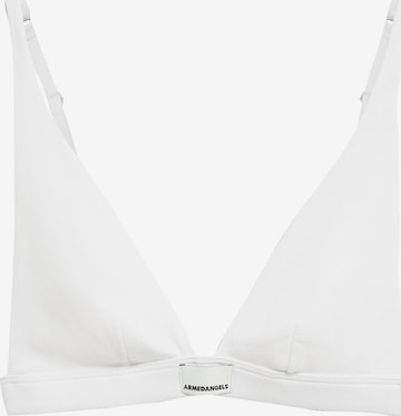 Bustier Soutien-gorge 'OSILAARI RIB' ARMEDANGELS en blanc : devant