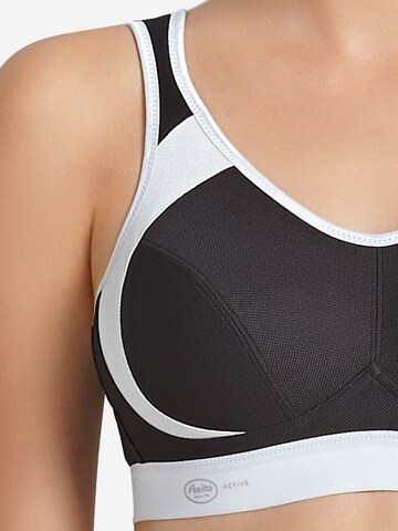 ANITA Bandeau BH 'extreme control Sport' in Zwart