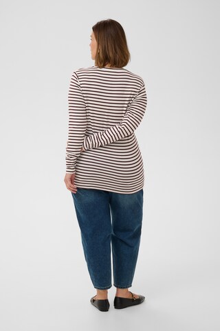 KAFFE CURVE - Camisa 'KCLia' em branco
