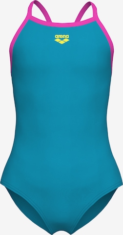 ARENA Athletic Swimwear 'Light Drop Solid' in Blue: front