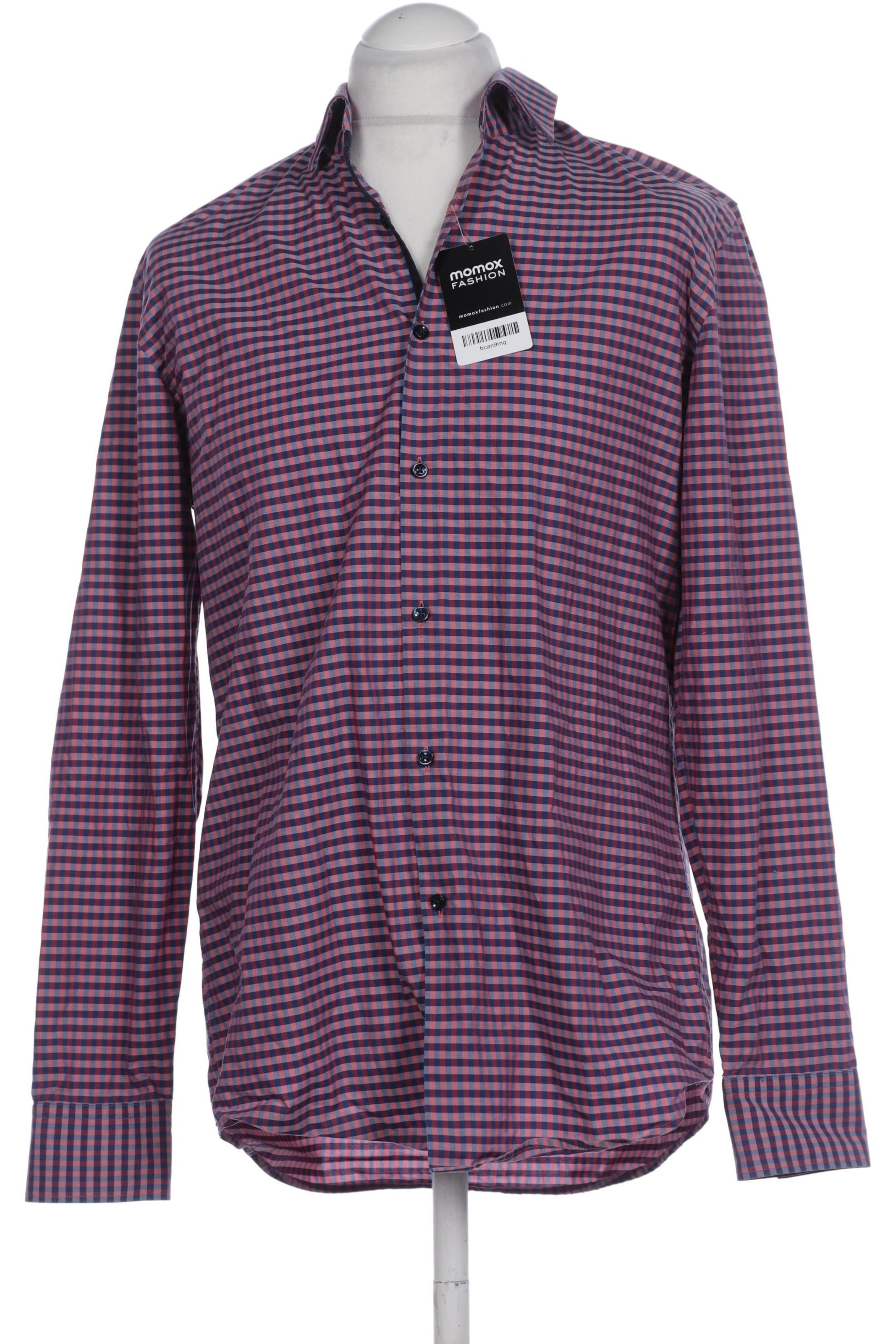 HUGO Hemd L in Lila: Vorderseite