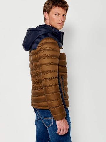 KOROSHI Übergangsjacke in Braun