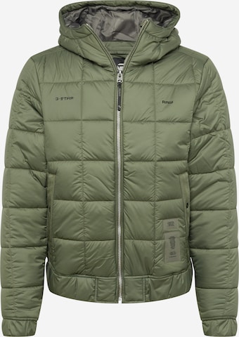 Veste mi-saison G-Star RAW en vert : devant