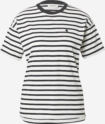 Tricou Carhartt WIP pe negru / alb, Vizualizare produs