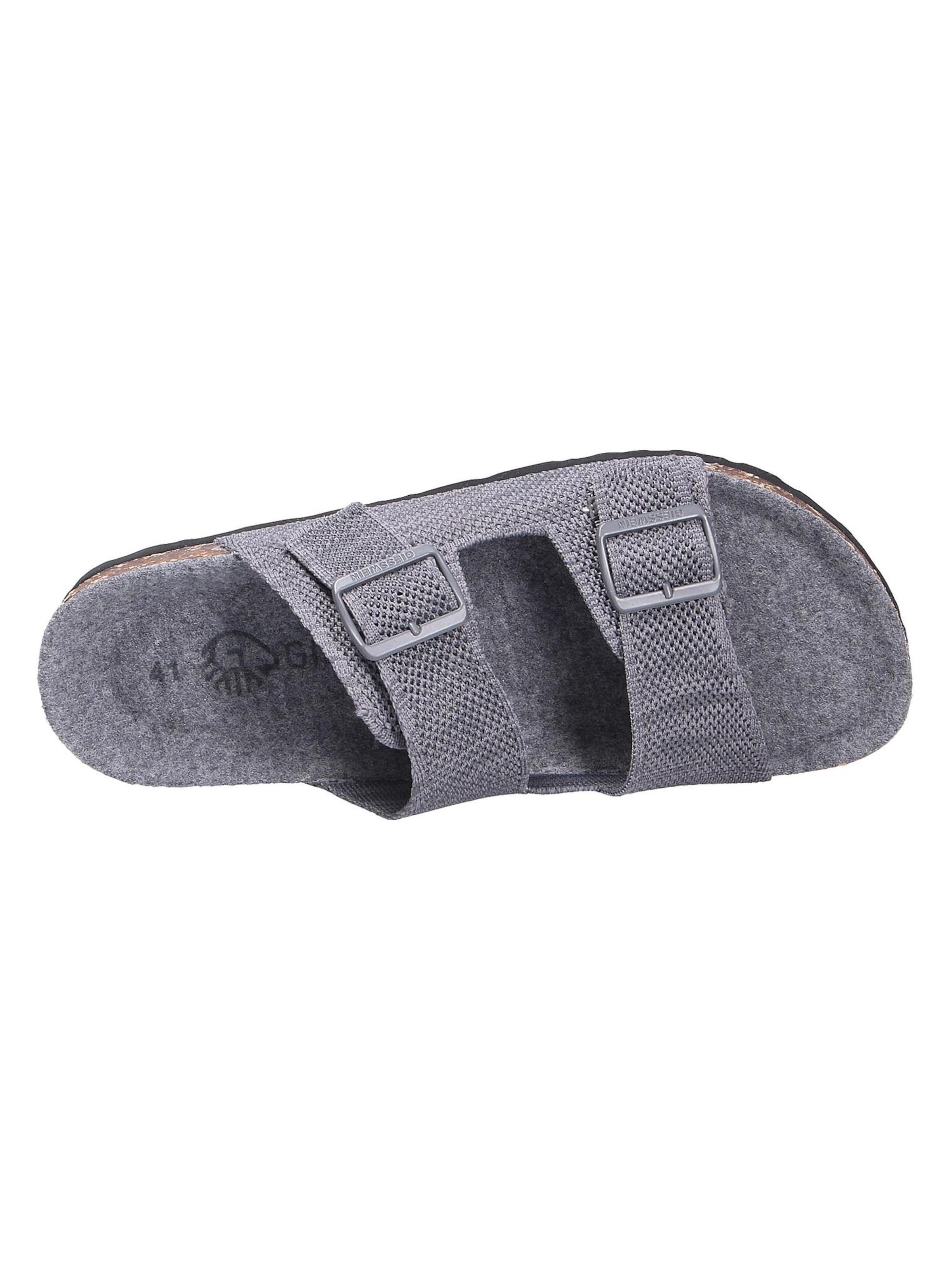 GIESSWEIN Hausschuh 'MERINO SLIDES'‌‌‌‌‌‌‌‌ in Grau