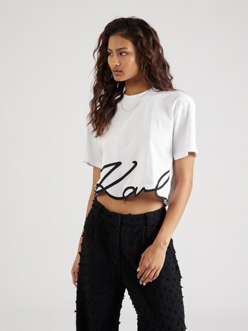 Karl Lagerfeld Shirt in White: front