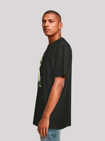 F4NT4STIC Shirt 'Süßer Grüner Dino' in Zwart