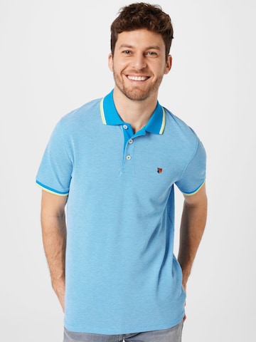 JACK & JONES - Ajuste regular Camiseta 'Bluwin' en azul: frente