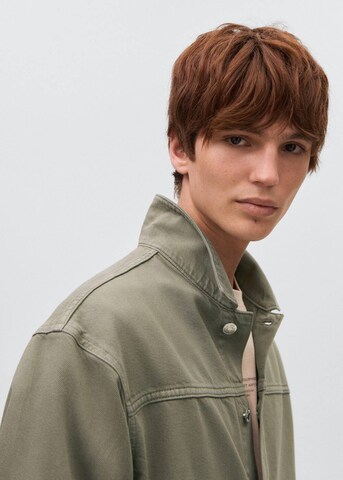 MANGO TEEN Übergangsjacke 'Sobre' in Grün