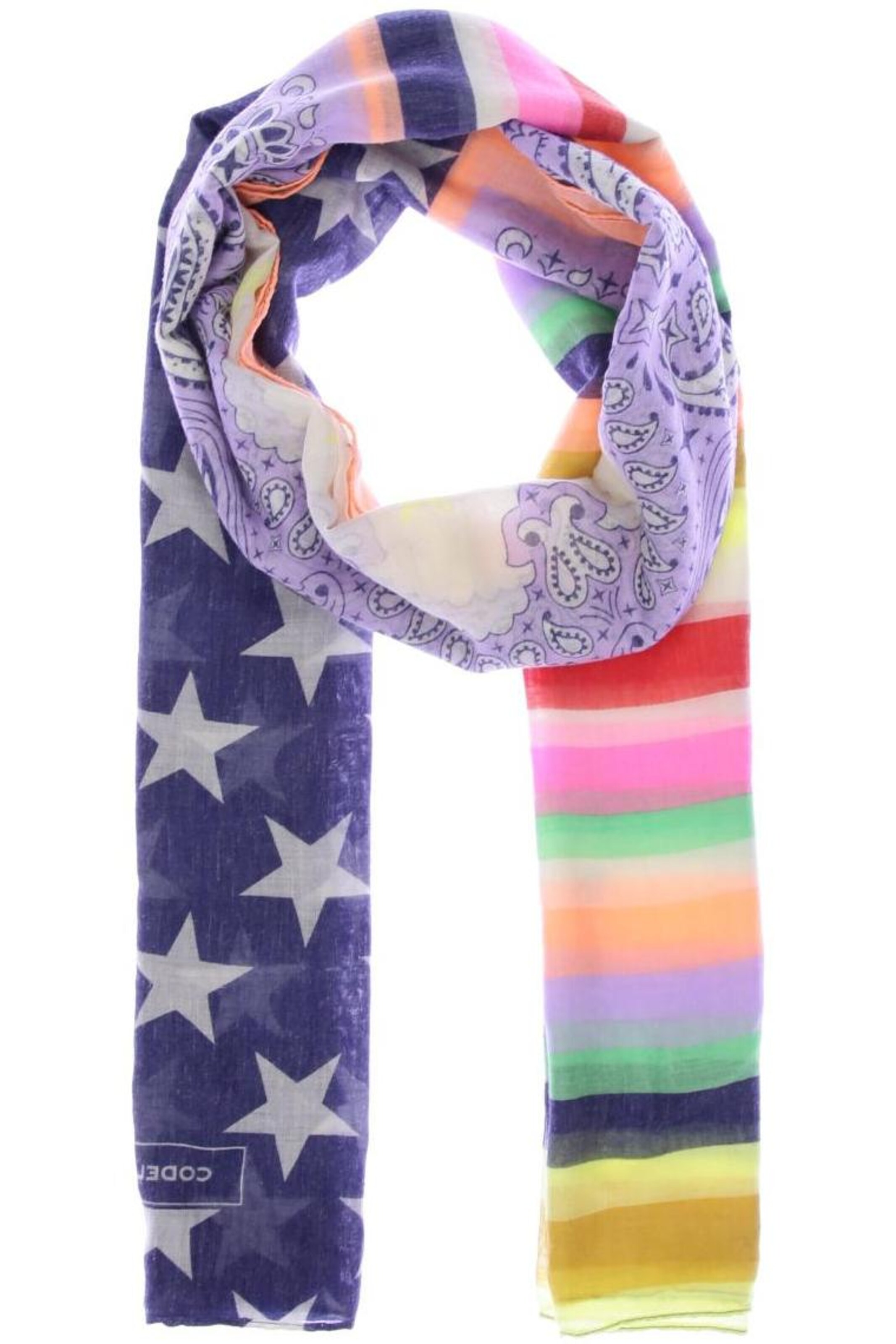 CODELLO Scarf & Wrap in One size in Blue: front