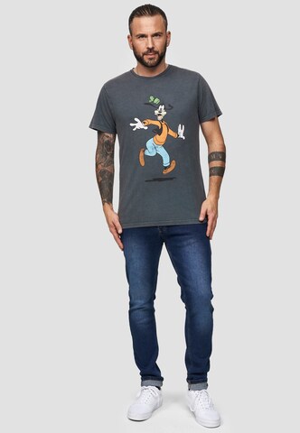 Recovered Shirt 'Disney Excited Goofy' in Black