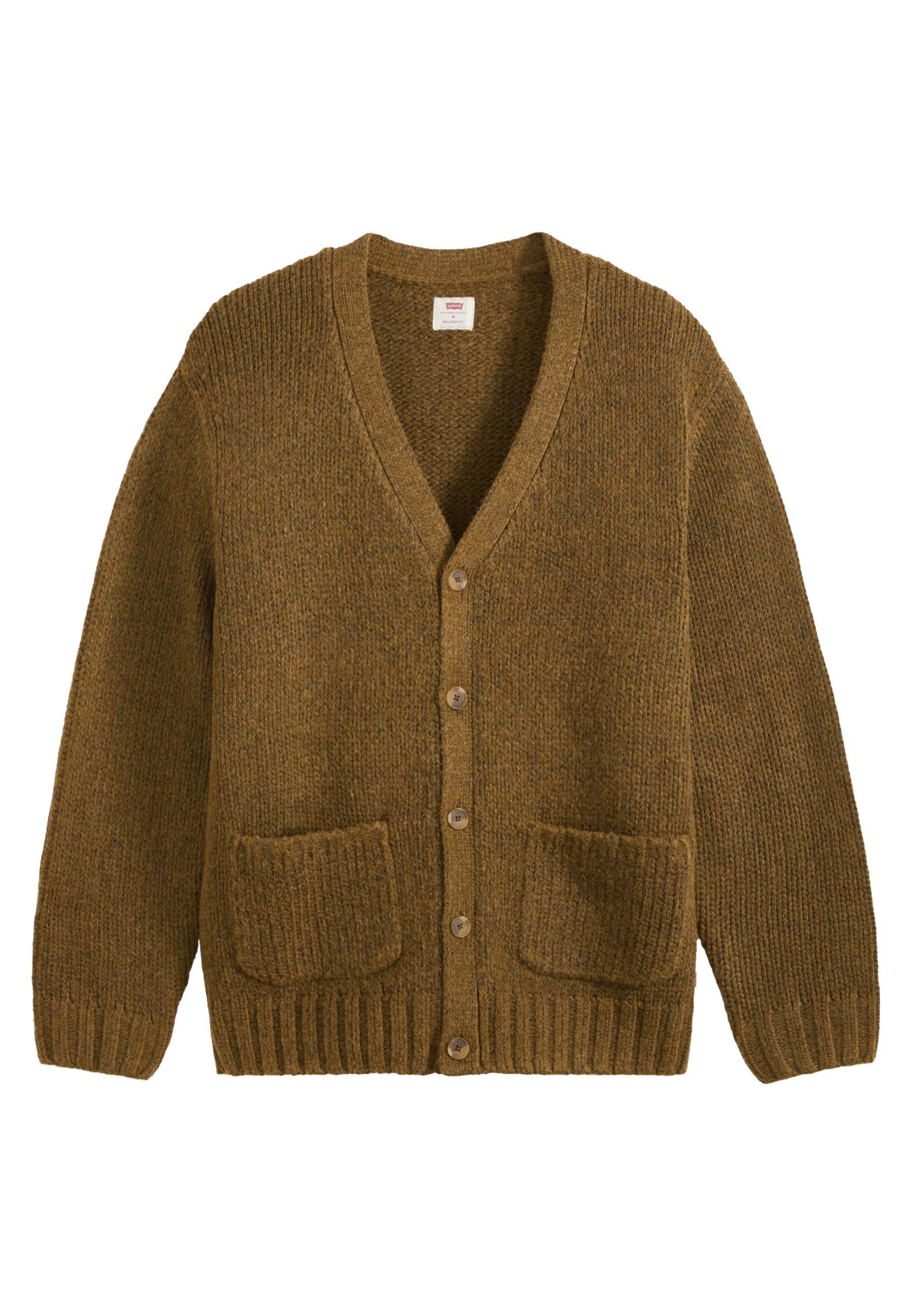 LEVI'S ® Strickjacke 'MAMMOTH' in S in umbra, Produktansicht