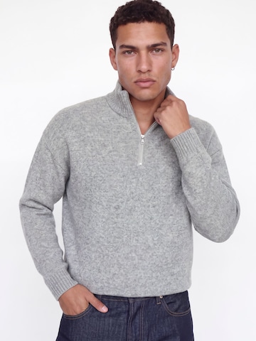 Pull-over 'JJESOHO OLLIE' JACK & JONES en gris