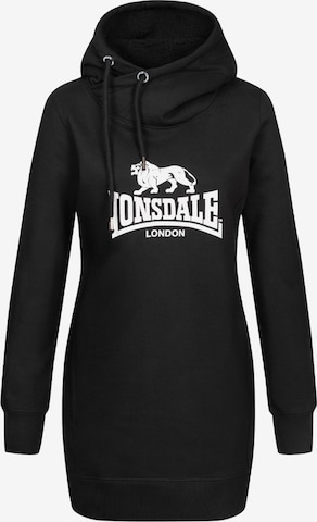 juoda LONSDALE Megztinis be užsegimo: priekis