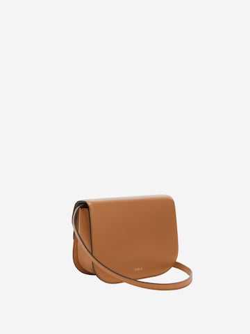 FURLA - Bolso de hombro 'Furla Sac Bandoulière S Sfera Cuir Marron' en marrón