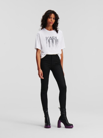 Skinny Jeans de la Karl Lagerfeld pe negru