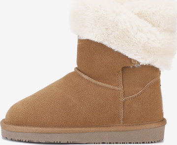 Gooce Snow Boots 'Florine' in Brown: front