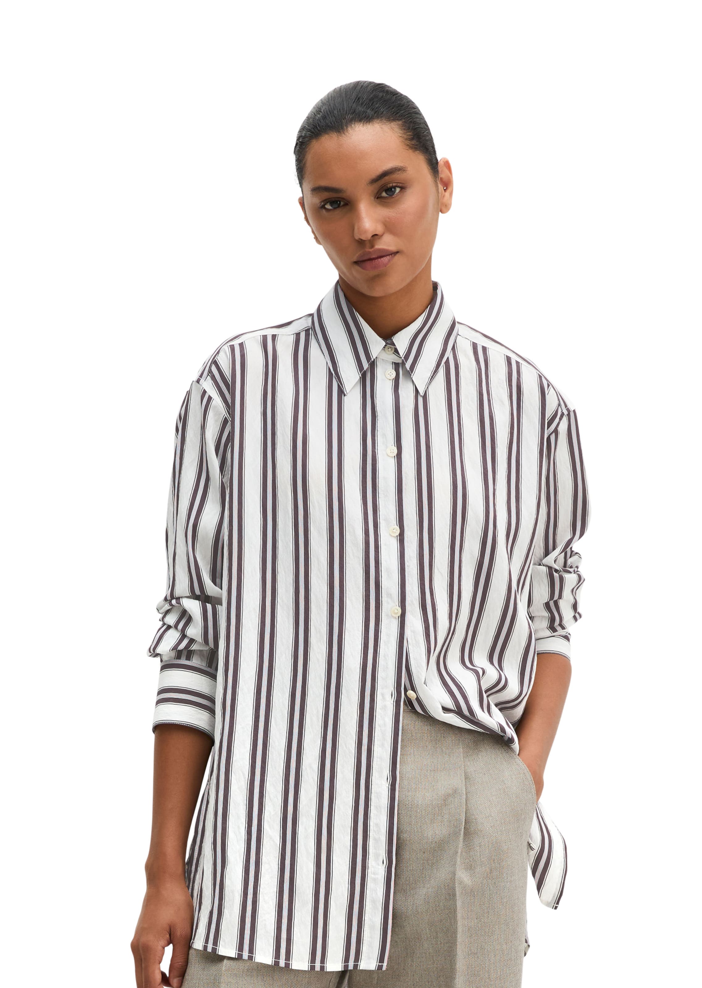 Marc O'Polo Bluse in Weiß: Vorderseite