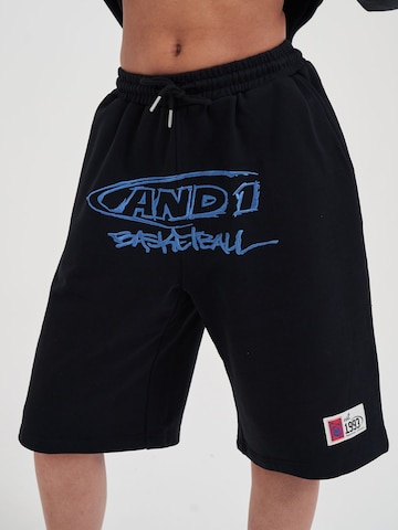 Regular Pantalon AND1 en noir : devant