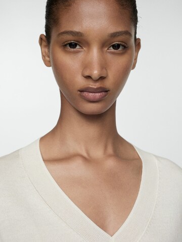MANGO Pullover 'LUCAV' i beige