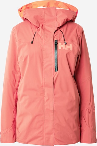 HELLY HANSEN - Chaqueta de montaña en rojo: frente