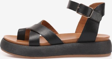 INUOVO Strap Sandals in Black