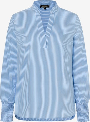 Camicia da donna di MORE & MORE in blu: frontale